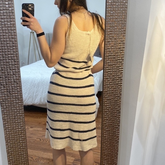 BRAND NEW Faherty Out East Striped Beach Dress Small - Picture 5 of 7